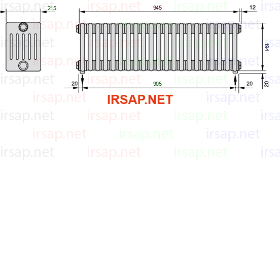 Радиатор IRSAP Tesi 60200/21 T16 CL 01